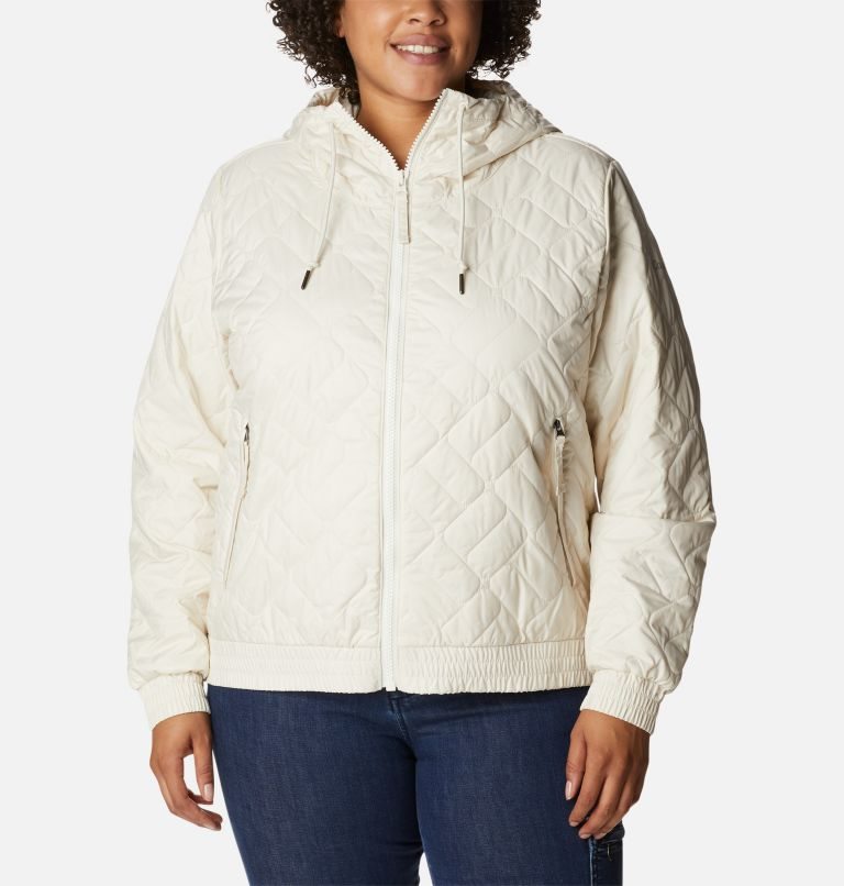 Jachete Izolate Columbia Sweet View Bomber Dama Albi | Plus Size FAQ7MZ91S